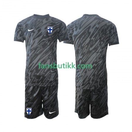 Fotballdrakt Finland Keeper Barn Hjemmetrøye 2024 Kortermet